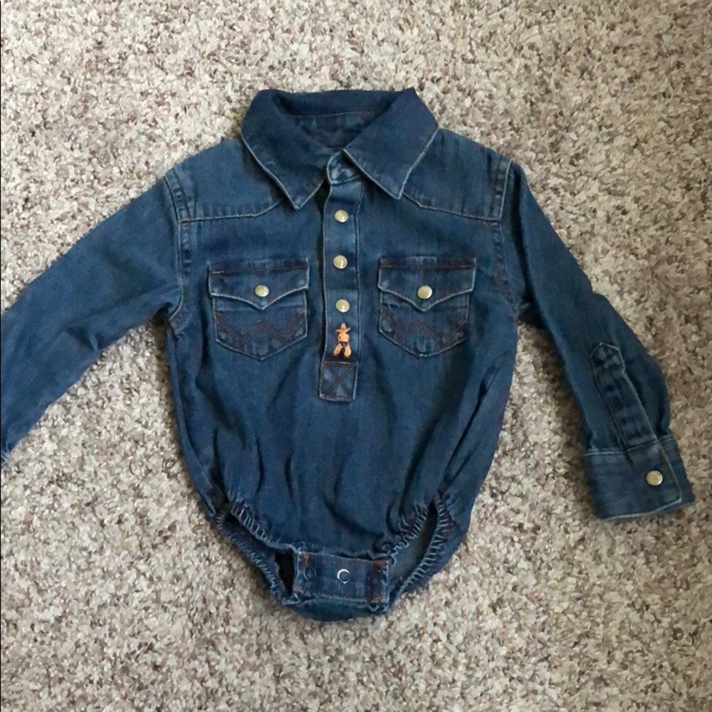 Wrangler Jean Baby Bodysuit